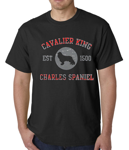 Cavalier King Charles Spaniel EST. 1500 Mens T-shirt