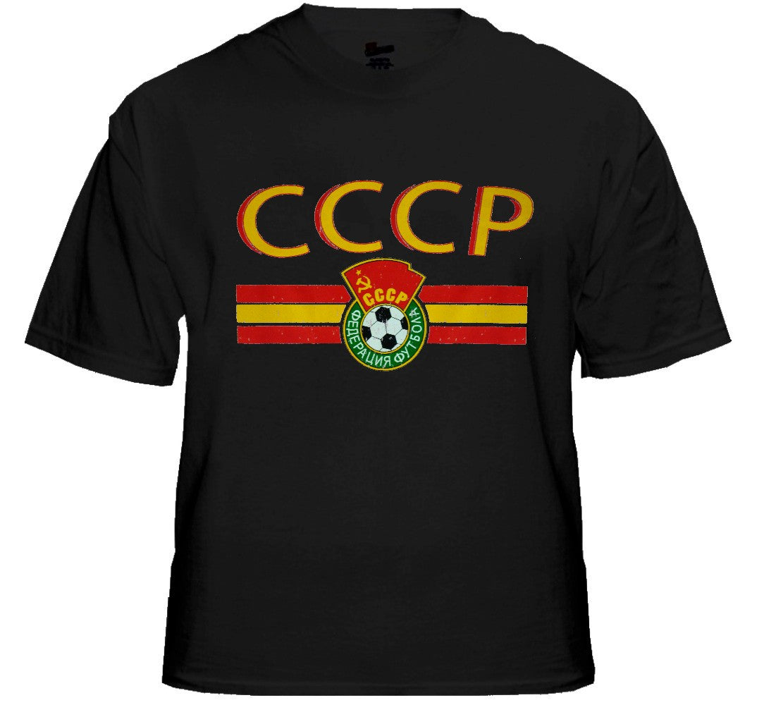 CCCP USSR Soviet Union Vintage Shield International Mens T-Shirt