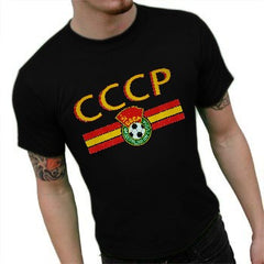 CCCP USSR Soviet Union Vintage Shield International Mens T-Shirt