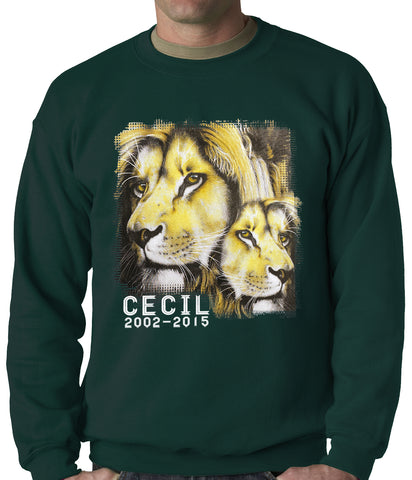 Cecil The Lion Tribute Shirt Adult Crewneck