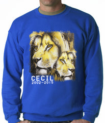 Cecil The Lion Tribute Shirt Adult Crewneck