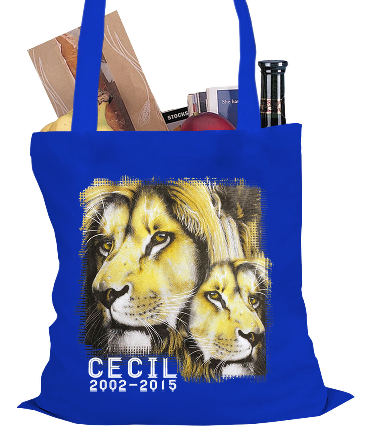 Cecil The Lion Tribute Shirt Tote Bag
