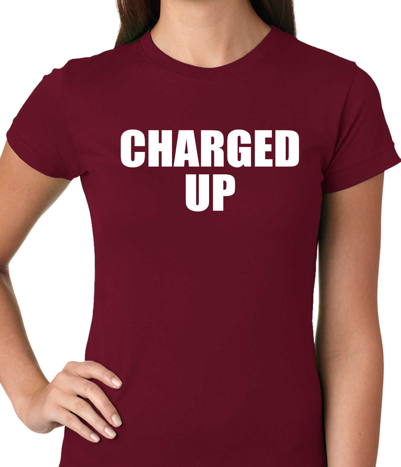 Charged Up Hip Hop Meek Diss Ladies T-shirt