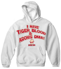 Charlie Says T-Shirts - I Have Tiger Blood! Hoodie White