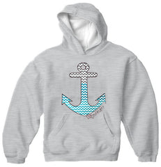 Chevron Lines Refuse To Sink Adult Hoodie