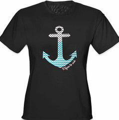 Chevron Lines Refuse To Sink Girl's T-Shirt