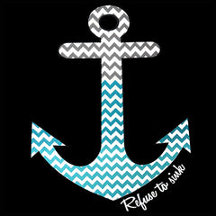 Chevron Lines Refuse To Sink Men's T-Shirt