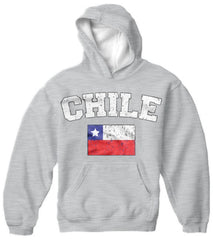 Chile Vintage Flag International Hoodie