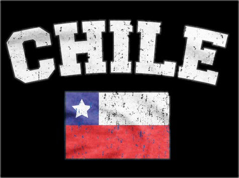 Chile Vintage Flag International Hoodie