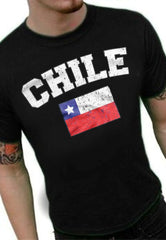 Chile Vintage Flag International Mens T-Shirt