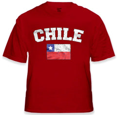 Chile Vintage Flag International Mens T-Shirt