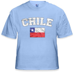 Chile Vintage Flag International Mens T-Shirt