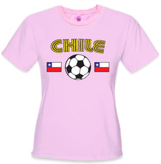 Chile World Cup Soccer Girls T-Shirt