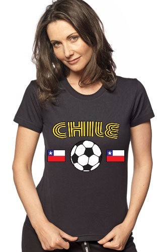 Chile World Cup Soccer Girls T-Shirt