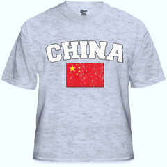 China Vintage Flag International Mens T-Shirt
