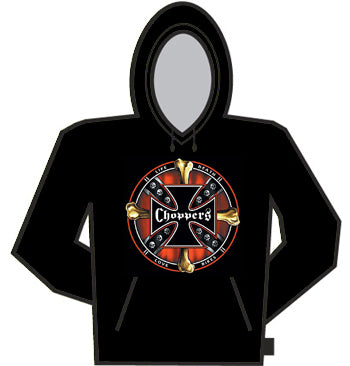 Choppers Life Death Love Bikes Hoodie