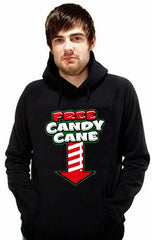 Christmas Hoodies - Free Candy Cane Men's Hoodie