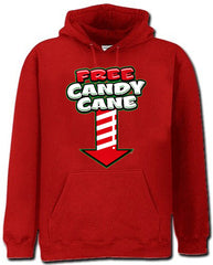 Christmas Hoodies - Free Candy Cane Men's Hoodie