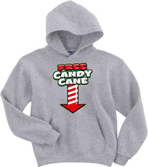 Christmas Hoodies - Free Candy Cane Men's Hoodie
