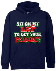 Christmas Hoodies - Sit On My Lap Men's Hoodie