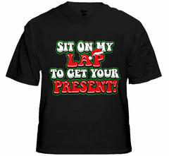 Christmas Tee's - Sit On My Lap Men's T-Shirt