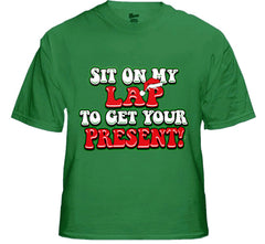 Christmas Tee's - Sit On My Lap Men's T-Shirt