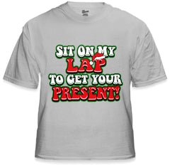 Christmas Tee's - Sit On My Lap Men's T-Shirt