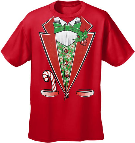 Christmas Tuxedo Men's T-Shirt
