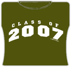 Class Of 2007 Girls T-Shirt