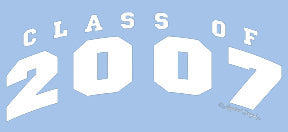 Class Of 2007 Girls T-Shirt