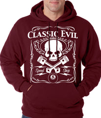 Classic Evil Biker Adult Hoodie