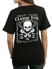 Classic Evil Biker Ladies T-shirt