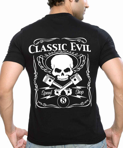 Classic Evil Biker Mens T-shirt