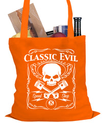 Classic Evil Biker Tote Bag