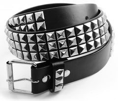 Classic Pyramid Studded Leather Belt