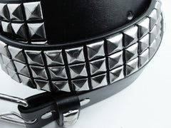 Classic Pyramid Studded Leather Belt