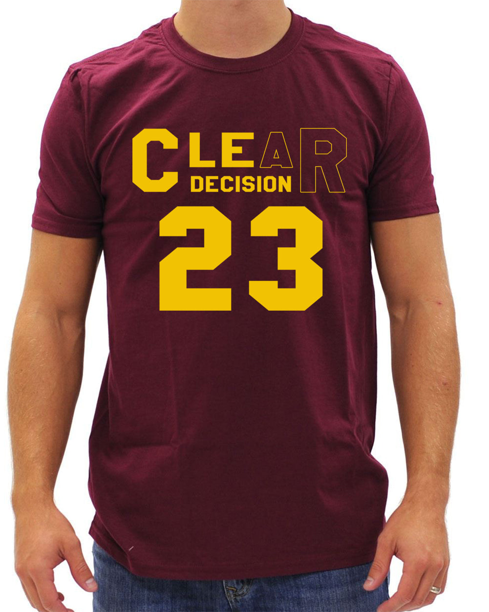 CLEar Decision #23 Lebron Cleveland Men's T-Shirt