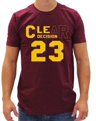 CLEar Decision #23 Lebron Cleveland  Men's T-Shirt