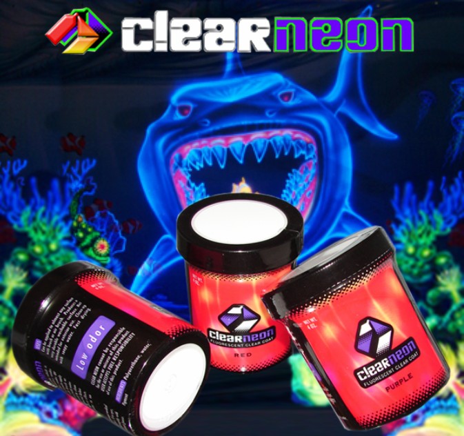 Ultraviolet Fluorescent Acrylic Paint