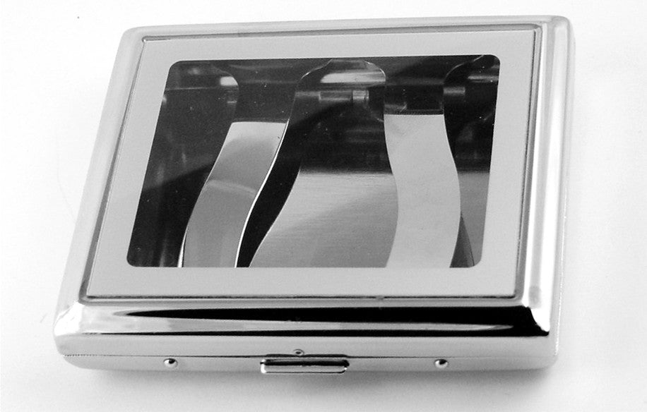 Clear See Thru Window Cigarette Case (For Regular Size Only)