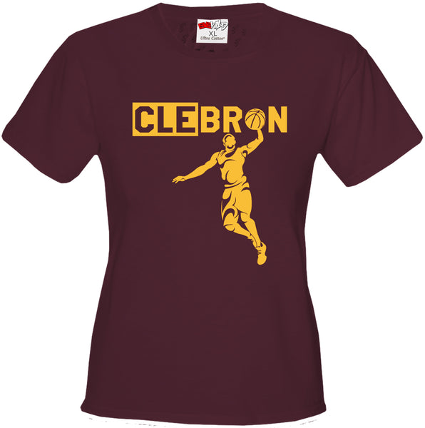 CLEBRON Cleveland Lebron Girls T-Shirt –