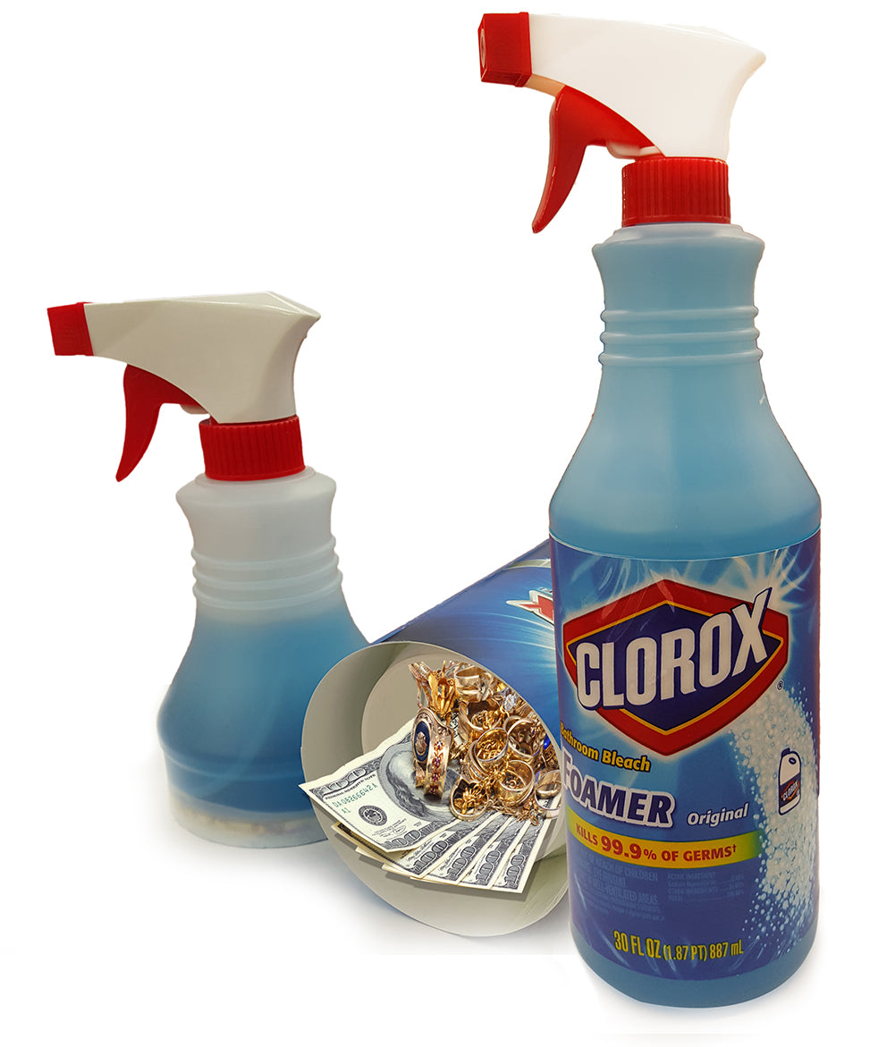 Clorox Bathroom Bleach Foamer Spray Diversion Safe (Working Spray