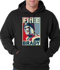 Color Free Brady Deflategate Football Adult Hoodie