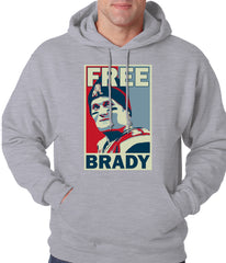 Color Free Brady Deflategate Football Adult Hoodie