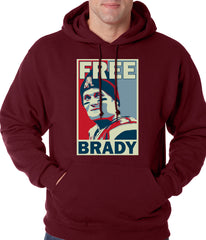 Color Free Brady Deflategate Football Adult Hoodie