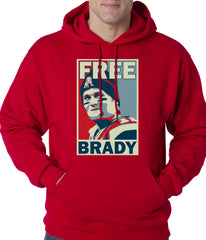 Color Free Brady Deflategate Football Adult Hoodie