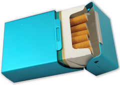 Contemporary Aluminum Full Pack Cigarette Case (For Regular Size Only)