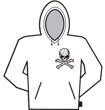 Corner Skull And Crossbones Hoodie