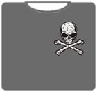 Corner Skull And Crossbones T-Shirt