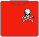 Corner Skull And Crossbones T-Shirt